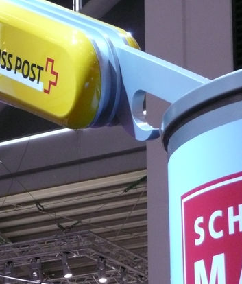 Wir öffnen Ihnen den Schweizer Markt | Messestand an der transport logistic München | PostLogistics | 2013