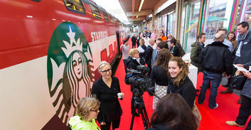 Starbucks-Wagen | Pop-up-Event | SBB | 2013